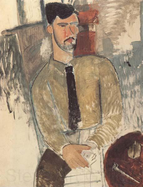 Amedeo Modigliani Henri Laurens assis (mk38) Spain oil painting art